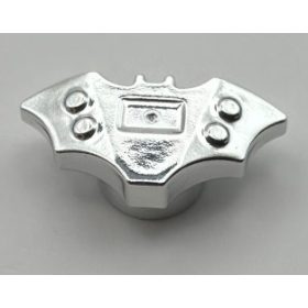   37720b Chrome Silver Minifigure, Weapon Batarang, Very Small Custom Chromed by BUBUL