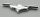 37720c Chrome Silver Minifigure, Weapon Batarang with Bar Ends Custom Chromed by BUBUL