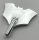 37720d Chrome Silver Minifigure, Weapon Batarang with Bar Handle on Bottom Custom Chromed by BUBUL