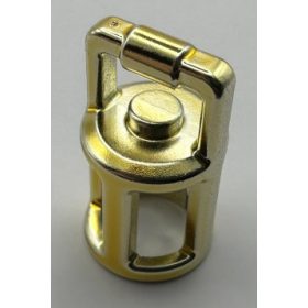   37776 Chrome Gold Minifigure, Utensil Lantern Custom Chromed by BUBUL
