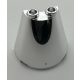 38317 | Chrome Silver Cone Half 4 x 2 x 3 | Custom Chromed by BUBUL