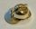 3834 Chrome Gold Minifig, Headgear Fire Helmet  Custom Chromed by Bubul