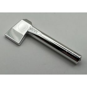   3835 Chrome Silver Minifigure, Utensil Axe  Custom Chromed by BUBUL