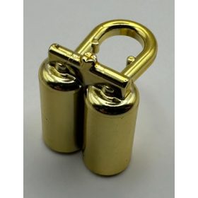   3838 | Chrome Gold Minifigure Airtanks | Custom Chromed by BUBUL