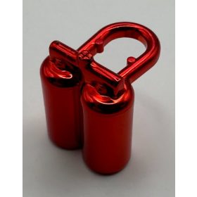   3838 | Chrome Red Minifigure Airtanks | Custom Chromed by BUBUL