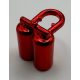 3838 | Chrome Red Minifigure Airtanks | Custom Chromed by BUBUL