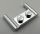 3839 Chrome Silver Plate, Modified 1 x 2 with Handles - Flat Ends, Low Attachment Part:3839b Custom chromed by Bubul