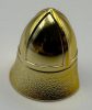 3844 Chrome Gold Minifig, Headgear Helmet Castle with Neck Protector Custom Chromed by Bubul