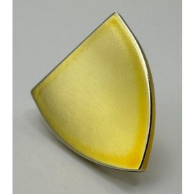   3846 Chrome Gold Minifig, Shield Triangular Custom chromed by Bubul