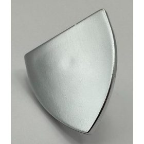   3846 Chrome Silver Minifig, Shield Triangular  Custom chromed by Bubul