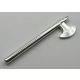 3848 Chrome Silver Minifig, Weapon Halberd  Custom chromed by Bubul