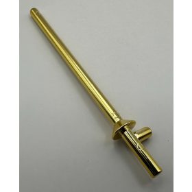   3849 Chrome Gold Minifig, Weapon Lance  Custom Chromed by BUBUL