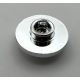 38799 | Chrome Silver Minifigure, Utensil Tea Saucer with Hollow Stud Alternate Item No: 3576 | Custom Chromed by BUBUL
