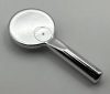 3900 Chrome Silver Minifig, Utensil Signal Paddle  3900 Custom chromed by BUBUL