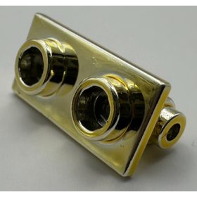   3938 | Chrome Gold Hinge Brick 1 x 2 Top Plate Thin | Custom Chromed by BUBUL