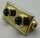 3938 | Chrome Gold Hinge Brick 1 x 2 Top Plate Thin | Custom Chromed by BUBUL