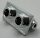 3938 | Chrome Silver Hinge Brick 1 x 2 Top Plate Thin | Custom Chromed by BUBUL