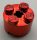 3941 | Chrome Red Brick, Round 2 x 2  | Custom Chromed by Bubul