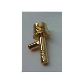   3959 Chrome Gold Minifig, Utensil Space Gun / Torch   Custom Chromed by Bubul