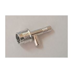   3959 Chrome Silver Minifig, Utensil Space Gun / Torch Part:3959 chromed by Bubul