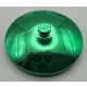 3960, 30065 | Chrome Green Dish 4 x 4 Inverted (Radar) | Custom Chromed by Bubul