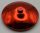 3960, 30065 | Chrome RED Dish 4 x 4 Inverted (Radar) | Custom Chromed by BUBUL