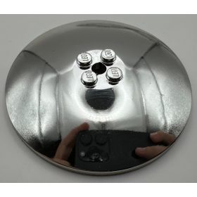   3961 | Chrome Silver Dish 8 x 8 Inverted (Radar) | Custom Chromed by BUBUL
