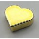 39739 Chrome Gold Tile, Round 1 x 1 Heart Custom Chromed by BUBUL