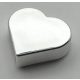 39739 Chrome Silver Tile, Round 1 x 1 Heart Custom Chromed by BUBUL