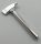 39802 Chrome Silver Minifigure, Utensil Axe, Pick End Custom chromed by BUBUL