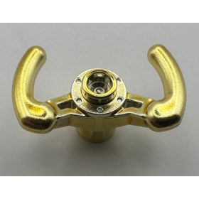   40001 Chrome Gold Technic, Steering Wheel Pilot's Yoke  Custom Chromed by BUBUL