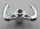 40001 Chrome Silver Technic, Steering Wheel Pilot's Yoke | Custom Chromed by BUBUL