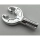 40144 Chrome Silver Technic, Axle 1 with Rotation Clip Custom Chromed by BUBUL