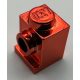 4070 | Chrome RED Brick, Modified 1 x 1 with Headlight | Custom Chromed by BUBUL