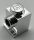 4070 | Chrome Silver Brick, Modified 1 x 1 with Headlight | Custom Chromed by BUBUL
