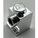 4070 | Chrome Silver Brick, Modified 1 x 1 with Headlight | Custom Chromed by BUBUL