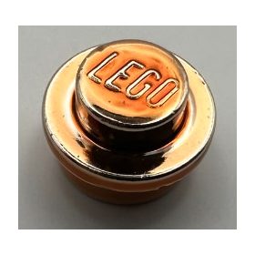   4073, 6141 | Chrome Copper Plate, Round 1 x 1 Straight Side | Custom Chromed by Bubul