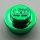 4073, 6141 | Chrome Green Plate, Round 1 x 1 Straight Side | Custom Chromed by Bubul