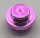 4073, 6141 | Chrome Pink Plate, Round 1 x 1 Straight Side | Custom Chromed by Bubul