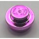 4073, 6141 | Chrome Pink Plate, Round 1 x 1 Straight Side | Custom Chromed by Bubul