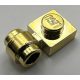 4081 Chrome Gold Plate, Modified 1 x 1 with Clip Light - Thick Ring  4081b 4081  Custom Chromed by Bubul