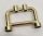 4083 | Chrome Gold Bar 1 x 4 x 2 with Studs | Custom Chromed by BUBUL