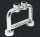 4083 | Chrome Silver Bar 1 x 4 x 2 with Studs | Custom Chromed by Bubul