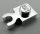 4085, 44860, 60897, 93793 | Chrome Silver Plate, Modified 1 x 1 with Clip Vertical - Type 4 (thick open O clip) | Custom Chromed by Bubul
