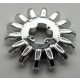 4143 Chrome Silver Technic, Gear 14 Tooth Bevel Custom Chromed by BUBUL
