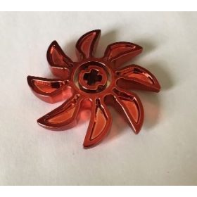   41530 Chrome RED Propeller 8 Blade 5 Diameter Original  Part: 41530 Custom Chromed by BUBUL