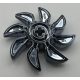 41530 Chrome TITAN Propeller 8 Blade 5 Diameter Original Part: 41530 Custom Chromed by BUBUL