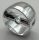 41531 | Chrome Silver Cylinder 4 x 4 x 1 2/3 with Pin Holes and Center Bar | Custom Chromed by Bubul
