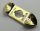 41637 | Chrome GOLD Minifigure Armor Shoulder, Pointed Ends | Custom Chromed by Bubul