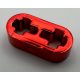 41677 Chrome RED Technic, Liftarm 1 x 2 Thin  41677 Custom Chromed by BUBUL